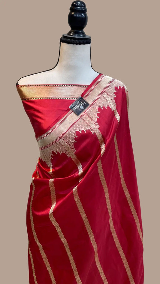 Banarasi Handloom Saree - All over Kadua work