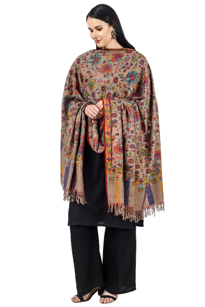 Handmade pure pashmina shawl