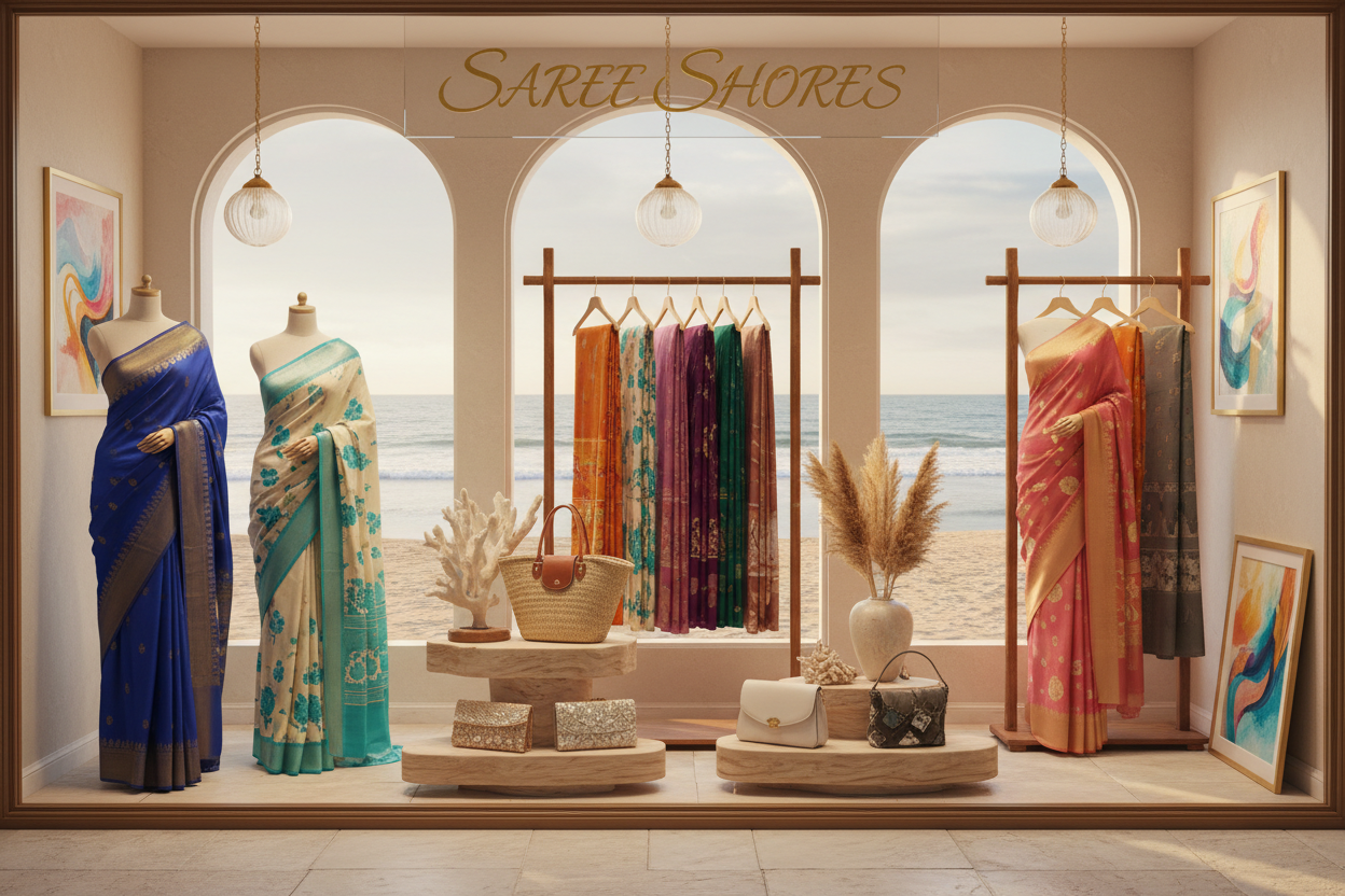 Saree shores hand bags shop